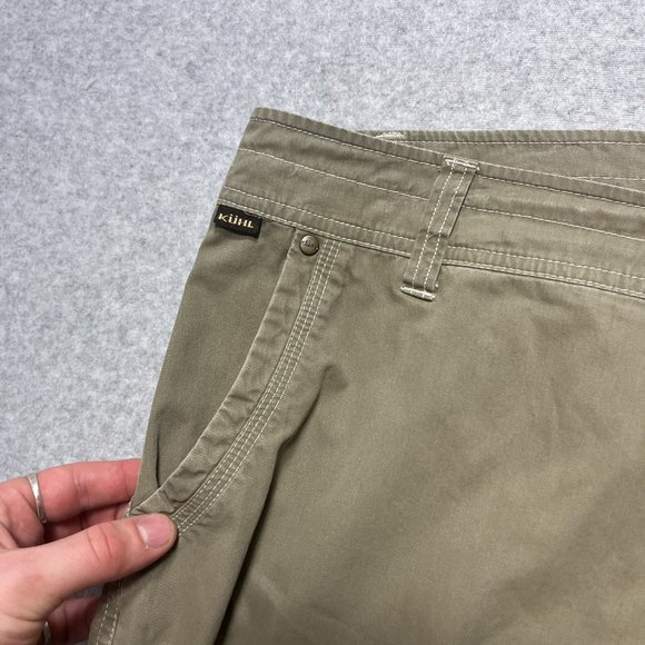 Kuhl Shorts Mens 36 Brown Bermuda Outdoor Hiking Cotton Nylon Mid Rise 10 Inseam - Picture 8 of 10